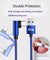 PTron Solero Lite 2A Data Cable L Shape Charging Cable For Android Smartphones (Blue)