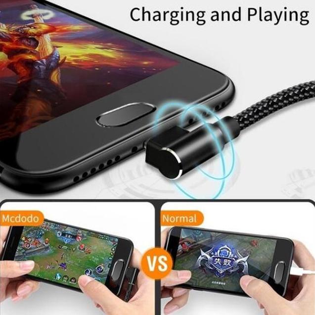 PTron Solero Lite 2A USB Cable L Shape Design Charging Cable For Type C Compatible Smartphones Black