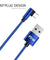 PTron Solero Lite 2A Data Cable L Shape Charging Cable For Type C Smartphones (Blue)