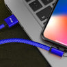 PTron Solero Lite 2A Data Cable L Shape Charging Cable For Type C Smartphones (Blue)