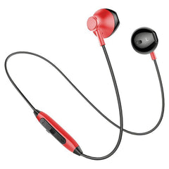PTron InTunes Pro Magnetic Bluetooth Earphones With Mic For All Smartphones (Red/Black)