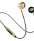 PTron InTunes Pro Magnetic Bluetooth Earphones With Mic For All Smartphones (Gold/Black)