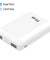 PTron Dynamo Z Dual USB 10000mAh Compact Power Bank for All Smartphones (White)