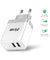 PTron Volta 3.1A Dual USB Slot Fast Charging Travel Adapter for All Smartphones (White)