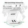 PTron Volta 3.1A Dual USB Slot Fast Charging Travel Adapter for All Smartphones (White)