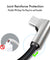 pTron Solero Pro 2.1A Fast Charging 90 Degree Nylon Braided 1.5 M Micro USB Cable - Black/Silver