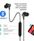pTron Zap In-Ear Bluetooth Earphone Magnetic Deep Bass Neckband with Mic for All Smartphones (Black)