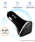 PTron Bullet 3.1A Fast Charging Car Charger with 3 USB Port & Micro USB Cable for All Mobile (Black)