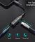 PTron Cosmo 2 in 1 Type C to 3.5mm Jack Audio Adapter Support Music Charging & Phone Call (Black)