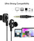 pTron Boom Pro 4D Deep Bass Dual Driver Wired Earphones with Mic for All Smartphones - (Black & Silver)