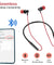 pTron InTunes Beats In-Ear Magnetic Stereo Wireless Neckband with Mic - (Black/Red)