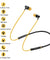 pTron InTunes Beats In-Ear Magnetic Stereo Wireless Neckband with Mic - (Black/Yellow)