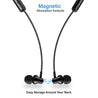 pTron InTunes Beats In-Ear Magnetic Stereo Wireless Neckband with Mic - (Black)