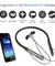 pTron InTunes Classic Wireless Earphones with 15Hrs Playback & Selfie Button - (Grey/Black)