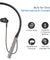 pTron InTunes Classic Wireless Earphones with 15Hrs Playback & Selfie Button - (Grey/Black)