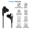pTron Boom One In-Ear Stereo Sound Wired Earphones with Mic & Volume Control - (Black)
