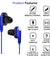 pTron Boom One In-Ear Stereo Sound Wired Earphones with Mic & Volume Control - (Blue)