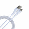 pTron Solero T241 2.4A Type-C Data & Charging USB Cable, Made in India, 480Mbps Data Sync, Durable 1-Meter Long Cable for Type-C USB Devices - (White)