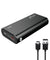 pTron Dynamo Elite 20000mAh Power Bank, 18W Fast Charge Type-C, Sturdy Design, Type-C & Micro USB Input Ports, Safe & Reliable, Li-Polymer Power Bank for Smartphones & Other Smart Device (Black)