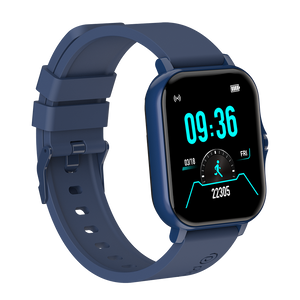 pTron Pulsefit P261 Bluetooth Calling Smartwatch with 4.3 cm Full Touch Color Display, Real Heart Rate Monitor, SpO2, 150+ Watch Faces, 5 Days Battery Life Fitness Trackers & IP68 Waterproof (Blue)