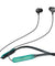 pTron InTunes Classic Bluetooth 5.2 Wireless in-Ear Headphones with Mic, 24Hrs Playback, 13mm Drivers, Punchy Bass, Fast Charging Neckband, Voice Assist, IPX4 & in-line Controls (Black/Green)