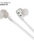pTron Boom Ultima 4D Dual Driver in-Ear Wired Headphones with Mic - (White)
