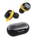 pTron Basspods 581 In-Ear True Wireless Bluetooth 5.0 Headphones with Deep Bass, Ergonomic Earbuds, Auto Pairing, Passive Noise Cancellation, Voice Assistance & Built-in HD Mic - (Black & Yellow)