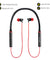 pTron Tangentbeat Magnetic In-Ear Wireless Bluetooth Headphones with Mic - (Black & Red)