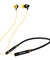 pTron Tangentbeat Magnetic In-Ear Wireless Bluetooth Headphones with Mic - (Black & Yellow)