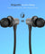 pTron Bassfest Plus Magnetic in-Ear Bluetooth 5.0 Wireless Headphones, Stereo Sound with Bass, IPX4 Water & Sweat Resistant, Voice Assistance, Ergonomic & Lightweight, Built-in Mic - (Black & Grey)