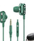 pTron Boom Ultima Dual Driver, in-Ear Gaming Wired Headphones with Mic, Volume Control, Passive Noise Cancelling Earphones with 3.5mm Audio Jack & 1.2M Tangle-Free Cable (Green)