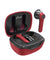 pTron Basspods 281 In-Ear True Wireless Stereo Bluetooth Earbuds (Black & Red)