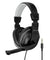 pTron Studio Lite Stereo Sound Wired Headphones, Ergonomic Over Ear Headset with Mic, Adjustable Mic & Integrated Volume Control, 3.5mm Aux Jack & 1.3 Meter Tangle-Free Cord (Black/Grey)
