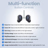 pTron Bassbuds Plus In-Ear True Wireless Stereo Headphones (TWS) with Mic - (Blue & Black)