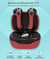 pTron Basspods 281 In-Ear True Wireless Stereo Bluetooth Earbuds (Black & Red)