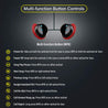 pTron Bassbuds Elite True Wireless Headphones (TWS), Bluetooth 5.0, Hi-Fi Sound with Bass, Passive Noise Cancellation & Mic - (Black & Red)