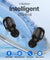pTron Bassbuds Plus In-Ear True Wireless Stereo Headphones (TWS) with Mic - (Blue & Black)