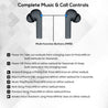 PTron Bassbuds Vista Bluetooth Truly Wireless In-Ear Earbuds With Mic (Dark Grey)