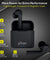 pTron Bassbuds Vista in-Ear True Wireless Bluetooth 5.1 Headphones with Deep Bass, IPX4 Water/Sweat Resistant, Passive Noise Cancelation, Voice Assistance & Earbuds with Built-in HD Mic - (Black)