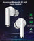pTron Bassbuds Pixel True Wireless Bluetooth 5.1 Headphones,Deep Bass, Touch Control, Passive Noise Cancellation, Dual HD Mic (White)