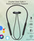 pTron Tangent Evo with 14Hrs Playback, Bluetooth 5.0 Wireless Headphones with Deep Bass, IPX4 Water Resistance, Ergonomic & Snug-fit, Voice Assistance, Magnetic Earbuds & Built-in HD Mic (Black)