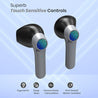 pTron Basspods 281 In-Ear True Wireless Stereo Bluetooth Earbuds (Black/Gray)