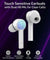 pTron Bassbuds Lite V2 Bluetooth 5.1 Wireless Headphone, IPX4 Water Resistant, Passive Noise Cancellation & Voice Assistant (White)