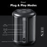 pTron Quinto 5W Wireless Bluetooth 5.0 Speaker with Dynamic Sound, 6Hrs Playtime, Mini Outdoor Speaker with 3.5mm Aux/Micro SD/USB Drive Slots, Built-in Mic, Full Music & Call Controls (Black)