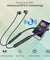 pTron Tangent Evo with 14Hrs Playback, Bluetooth 5.0 Wireless Headphones with Deep Bass, IPX4 Water Resistance, Ergonomic & Snug-fit, Voice Assistance, Magnetic Earbuds & Built-in HD Mic (Black)
