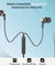 PTron Pride Evo Wired In-Ear Earphone With Mic (Grey)