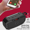 pTron Sonor Lite 5W Wireless Bluetooth 5.0 Speaker with 12Hrs Playtime, Portable Outdoor Speaker with 3.5mm Aux/Micro SD/USB Drive Slots, Built-in Mic, Fully Integrated Music & Call Controls (Black)