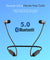 pTron Bassfest Plus Magnetic in-Ear Bluetooth 5.0 Wireless Headphones, Stereo Sound with Bass, IPX4 Water & Sweat Resistant, Voice Assistance, Ergonomic & Lightweight, Built-in Mic - (Black & Grey)
