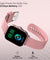 pTron Pulsefit F21+ Fitness Smartwatch (Pink)