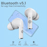 pTron Basspods P181 Truly Wireless Stereo Earbuds with 32Hrs Playtime (White)